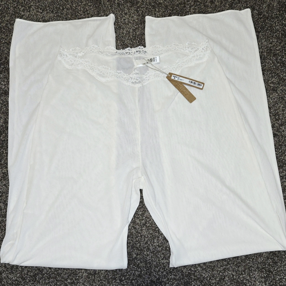 SKIMS Bridal Mesh Pant, Size 3X, Lingerie Sleep Lounge NEW pajama